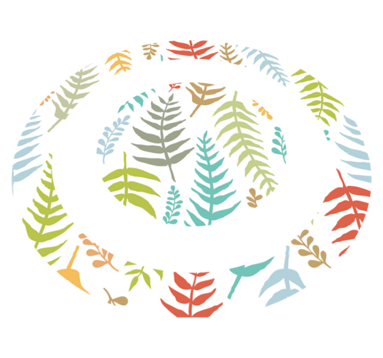 Alfombra vinílica cocina de hojas finas - TenVinilo