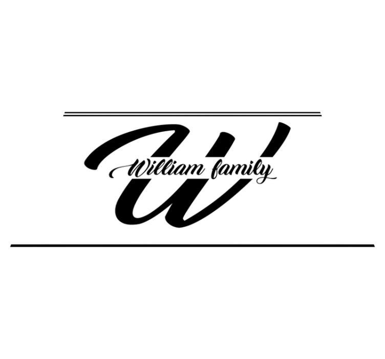 Alfombra vinílica entrada inicial y nombre de la familia - TenVinilo