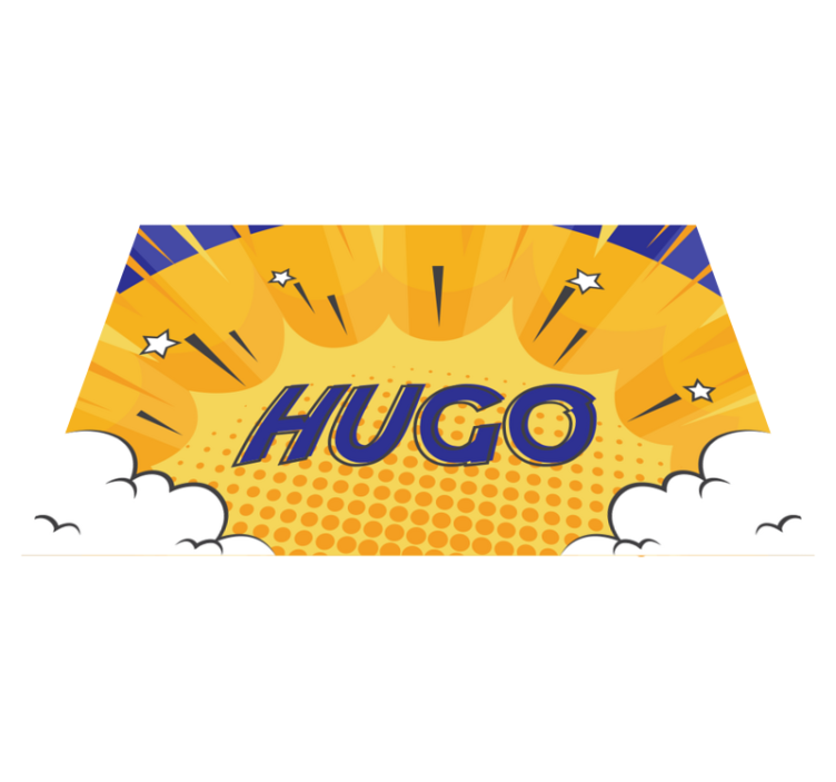 Alfombra vinílica personalizable sol radiante héroico - TenVinilo