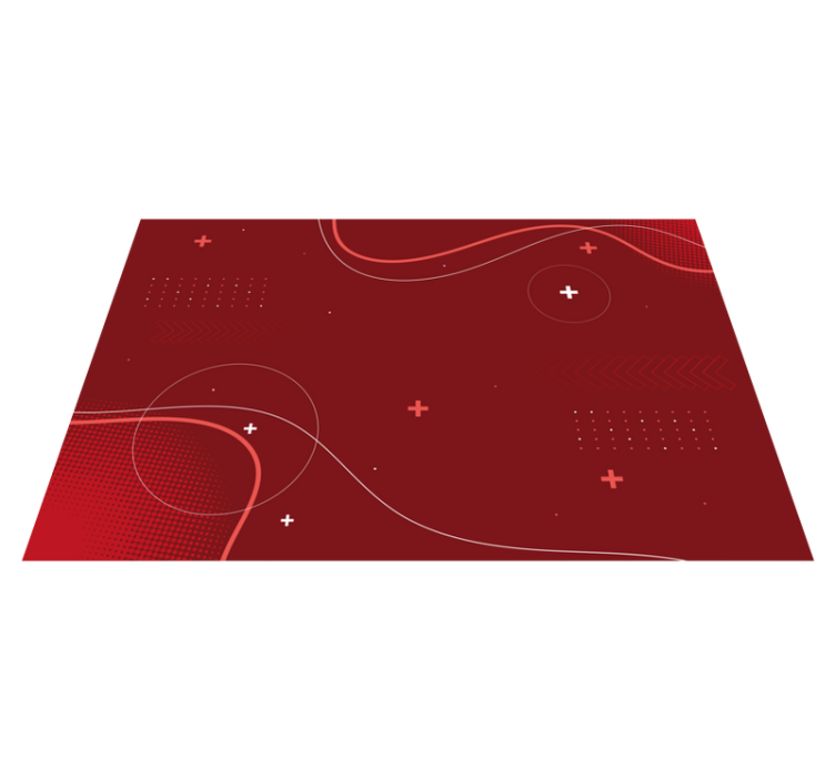 Alfombra vinílica moderna patrones abstractos dinámicos - TenVinilo