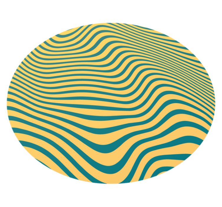 Alfombra vinílica rayas concepto de línea curva - TenVinilo