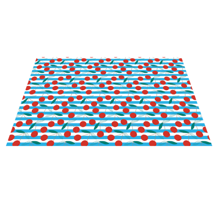 Alfombra vinilo cocina exhibición de flores de cerezo - TenVinilo