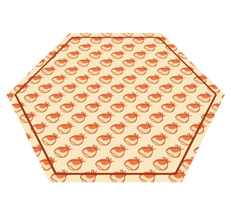 Alfombra vinilo cocina encantadores patrones de aves - TenVinilo