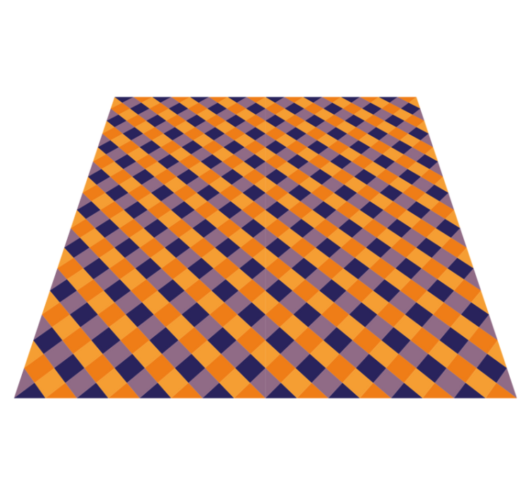 Alfombra vinílica rayas bloques de colores diagonales - TenVinilo