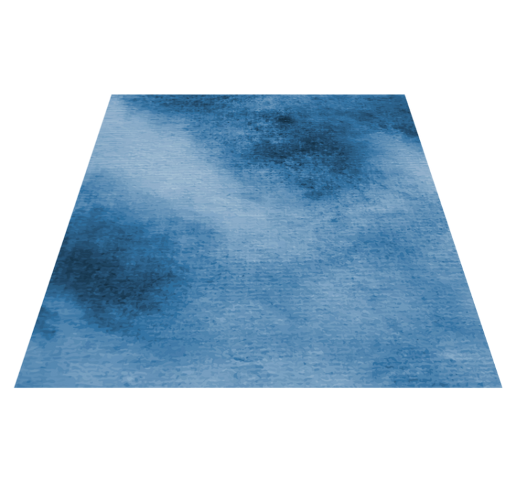 Alfombra vinilo baño estilo degradado azul - TenVinilo