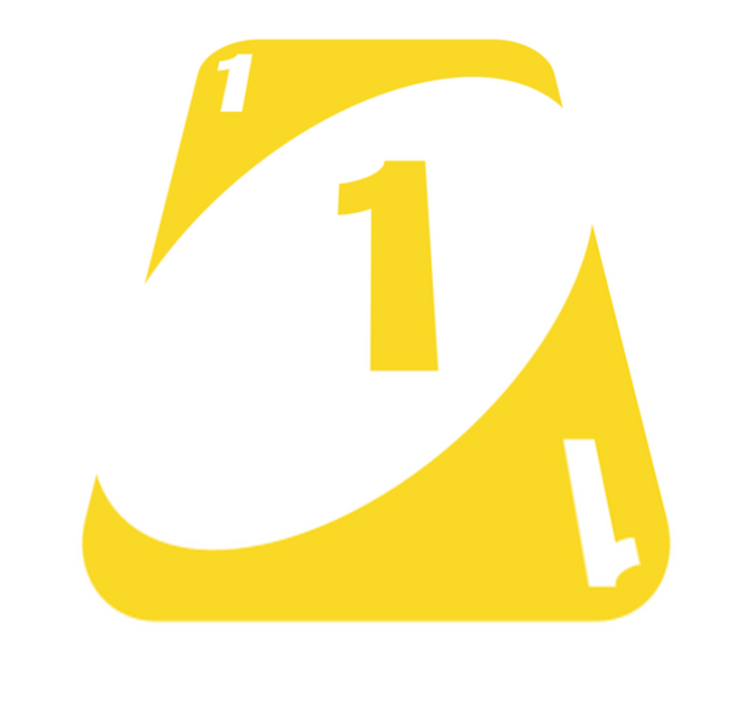 Alfombra vinílica juegos número uno amarillo - TenVinilo