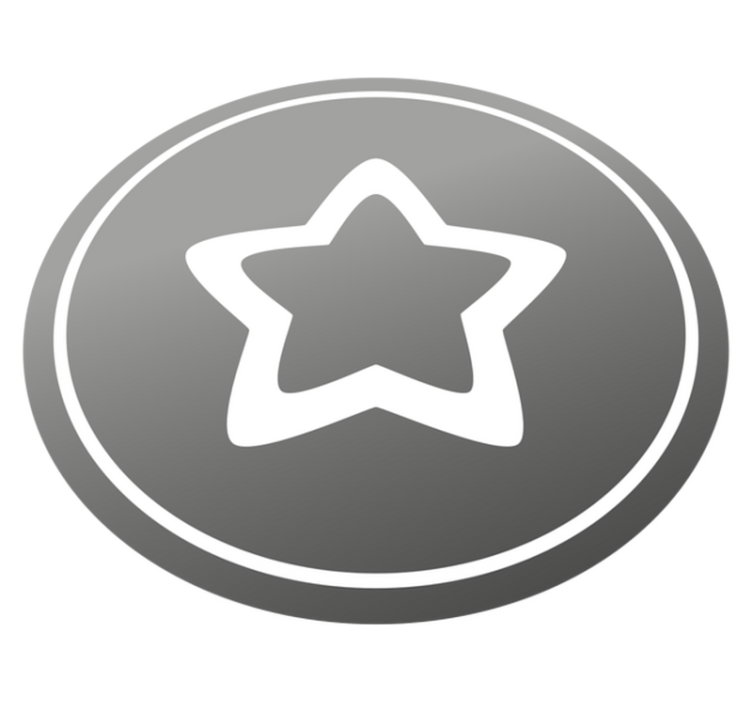 Alfombra vinílica estrellas motivo gris elegante - TenVinilo