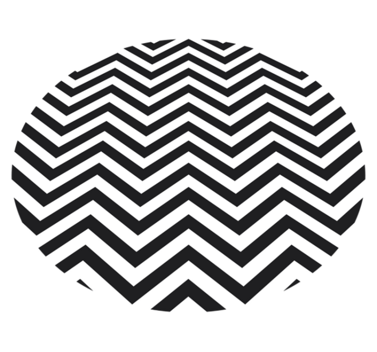 Alfombra vinílica geométrica motivo chevron - TenVinilo