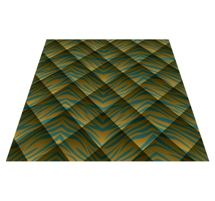 Alfombra vinílica animal print fusión de cebra - TenVinilo