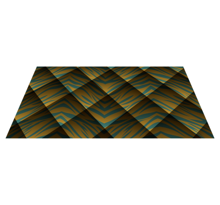 Alfombra vinílica animal print concepto de raya de tigre - TenVinilo