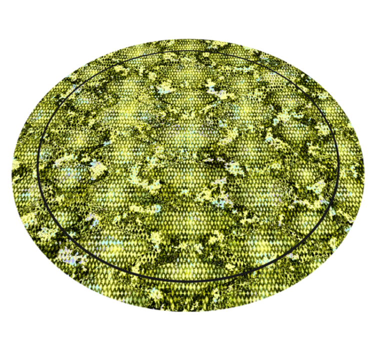 Alfombra vinílica animal print piel de reptil verde - TenVinilo