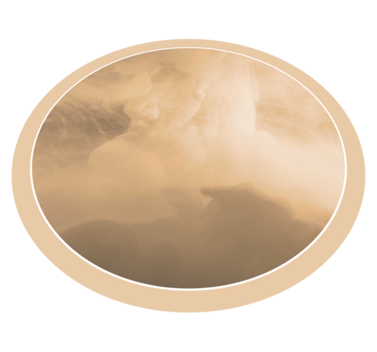 Alfombra vinilo baño ondas suaves de color crema - TenVinilo