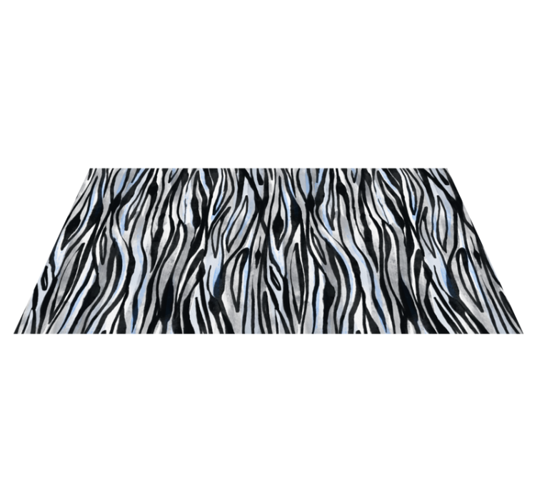 Alfombra vinílica animal print piel cebra - TenVinilo