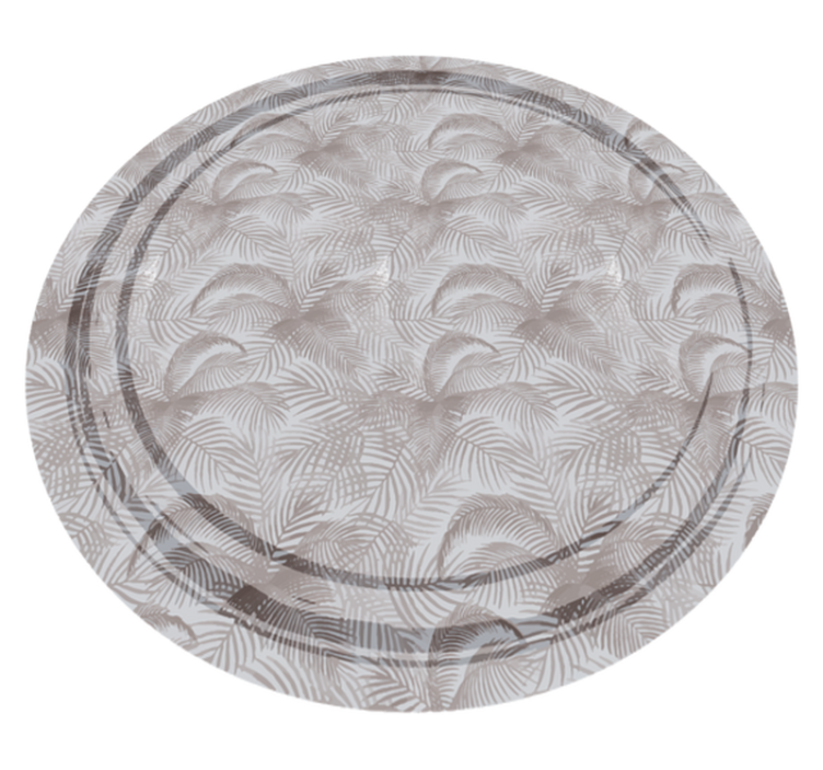 Alfombra vinílica flores superposición botánica - TenVinilo