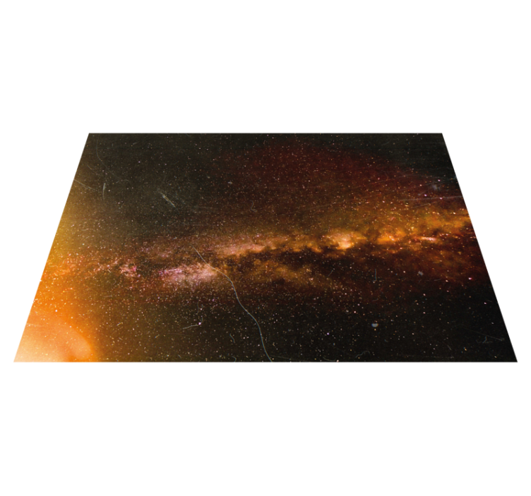 Alfombra vinílica estrellas vista de la galaxia cósmica - TenVinilo