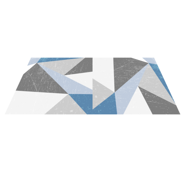 Alfombra de vinilo patrón geométrico mármol - TenVinilo