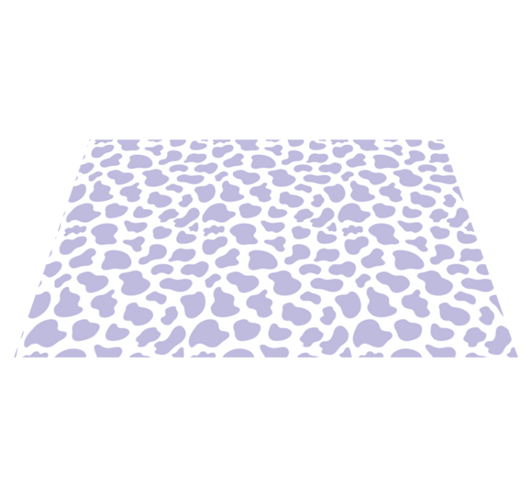 Alfombra de vinilo animal print leopardo lavanda - TenVinilo