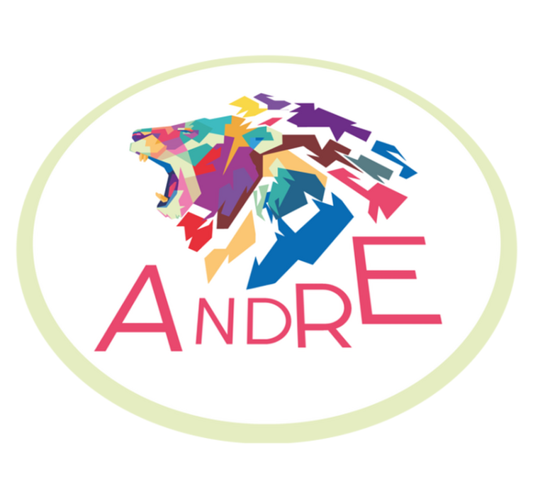 Alfombra vinílica personalizable león colorido - TenVinilo