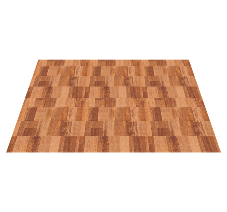 Alfombra vinílica madera ilusión de parquet - TenVinilo