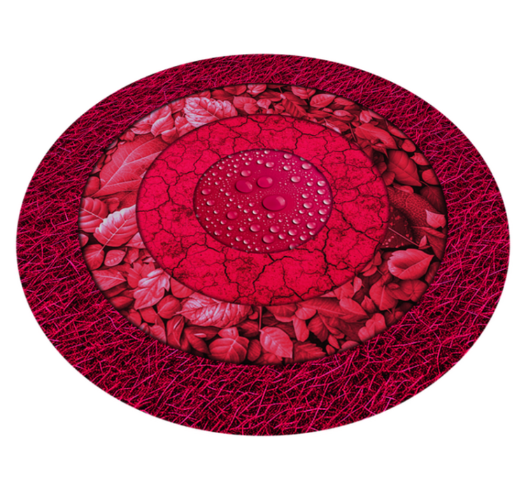 Alfombra vinílica naturaleza floral Viva Magenta - TenVinilo