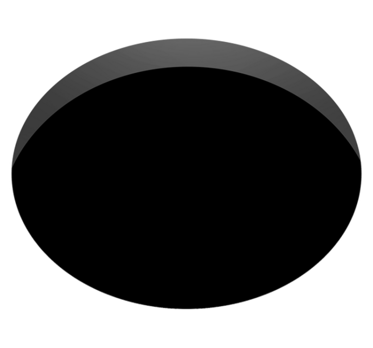 Alfombra vinílica redonda agujero negro suelo - TenVinilo