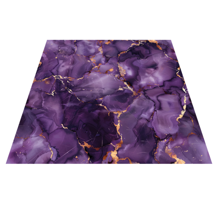 Alfombra vinílica efecto mármol color morado - TenVinilo