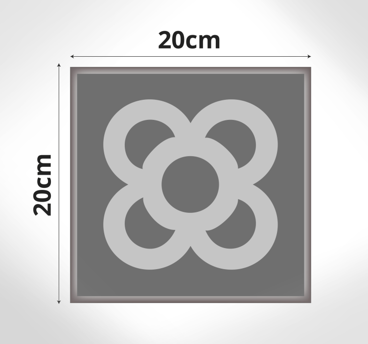 Alfombra vinílica gris panot Barcelona - TenVinilo