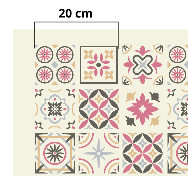 Alfombra hidráulica azulejos "Colegio Nicolle" - TenVinilo