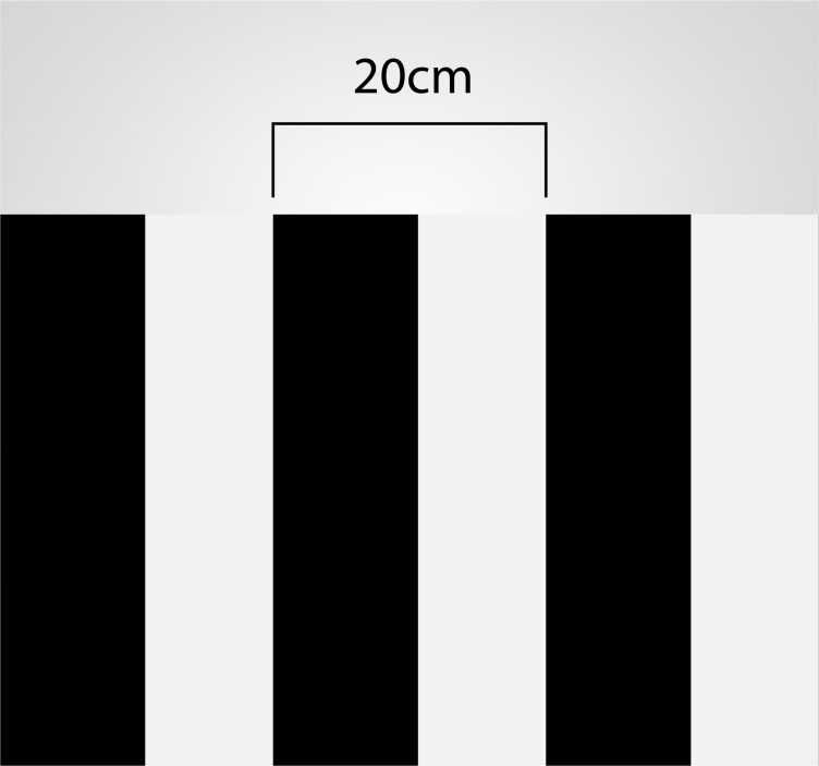 Alfombra vinílica cocina rayas blancas y negras - TenVinilo