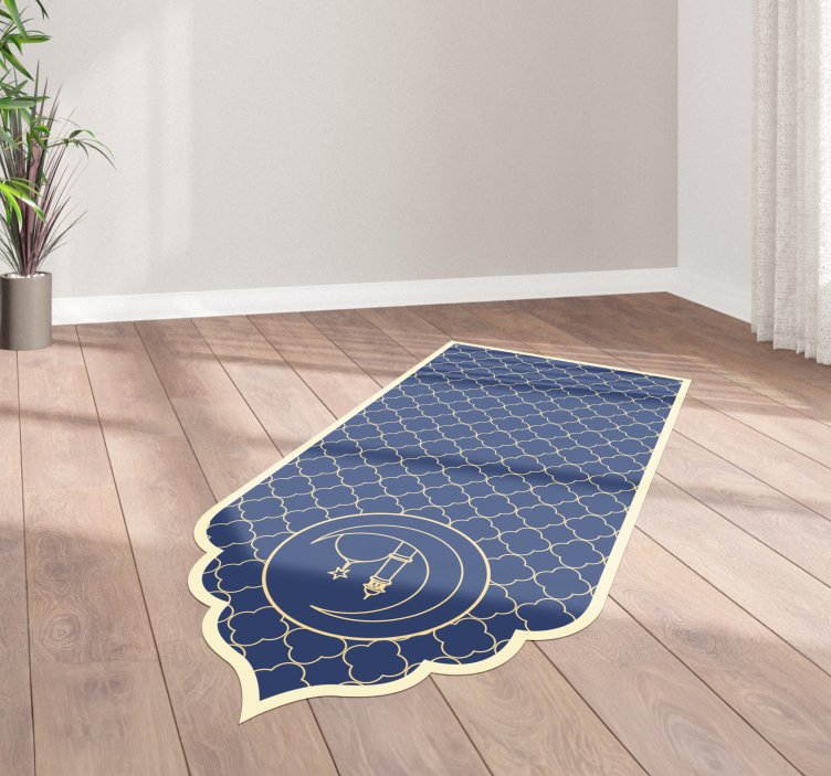 Alfombra vinílica étnica estilo marroquí - TenVinilo