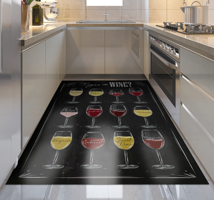 Alfombra vinilo cocina tipos de guía de vinos - TenVinilo