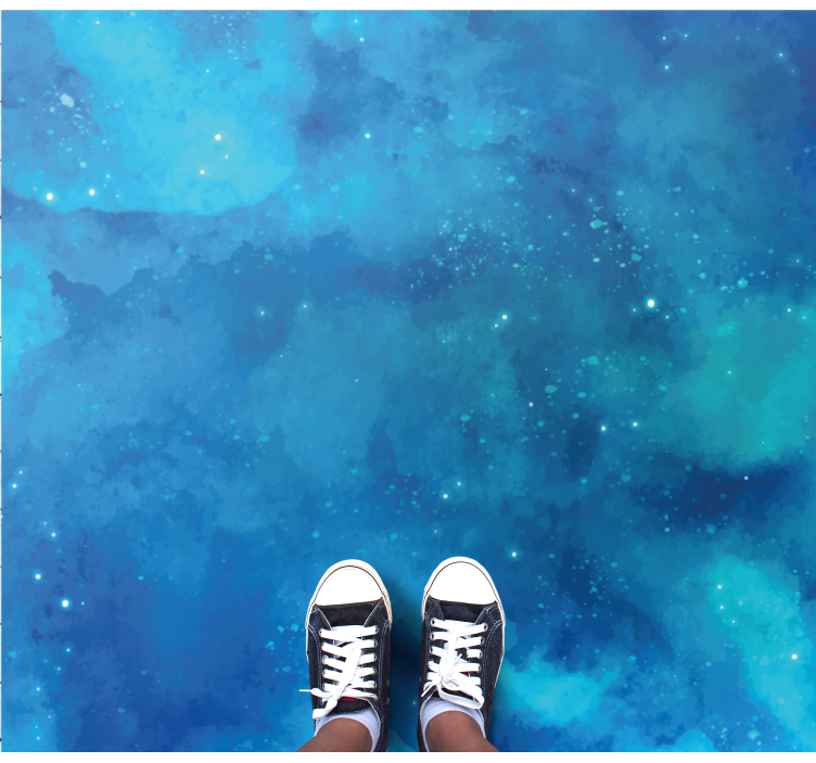 Alfombra vinílica juvenil cielo nocturno - TenVinilo