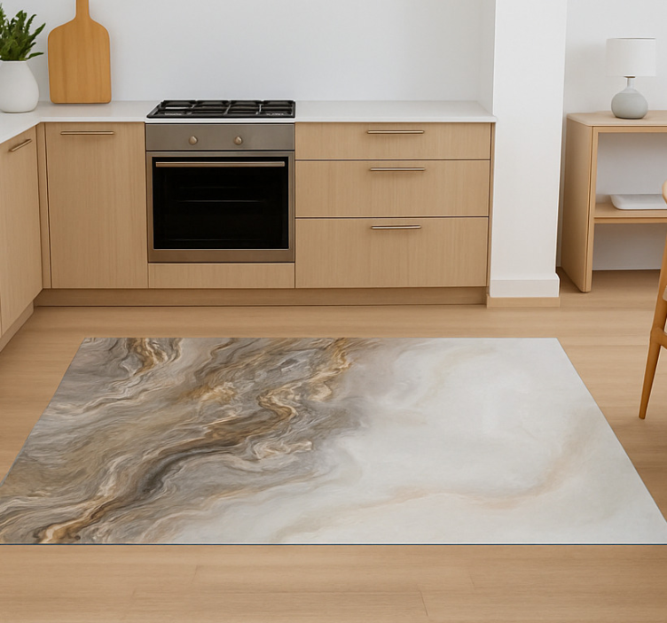 Alfombra vinílica efecto mármol efecto ónix topo alternativo - TenVinilo