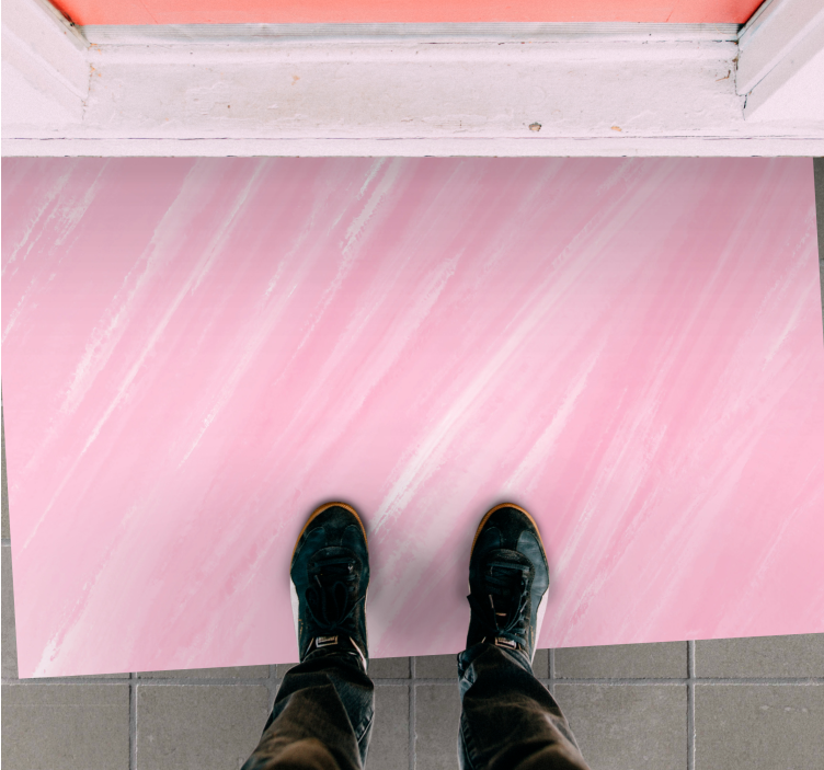 Alfombra vinílica rosa mármol rosa delicado - TenVinilo