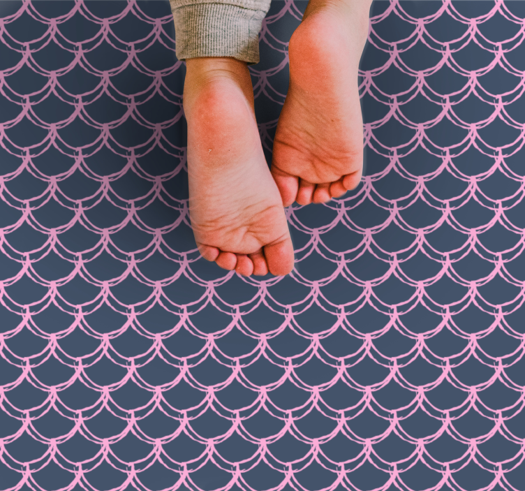 Alfombra vinílica estrellas elegante patrón estrellado - TenVinilo