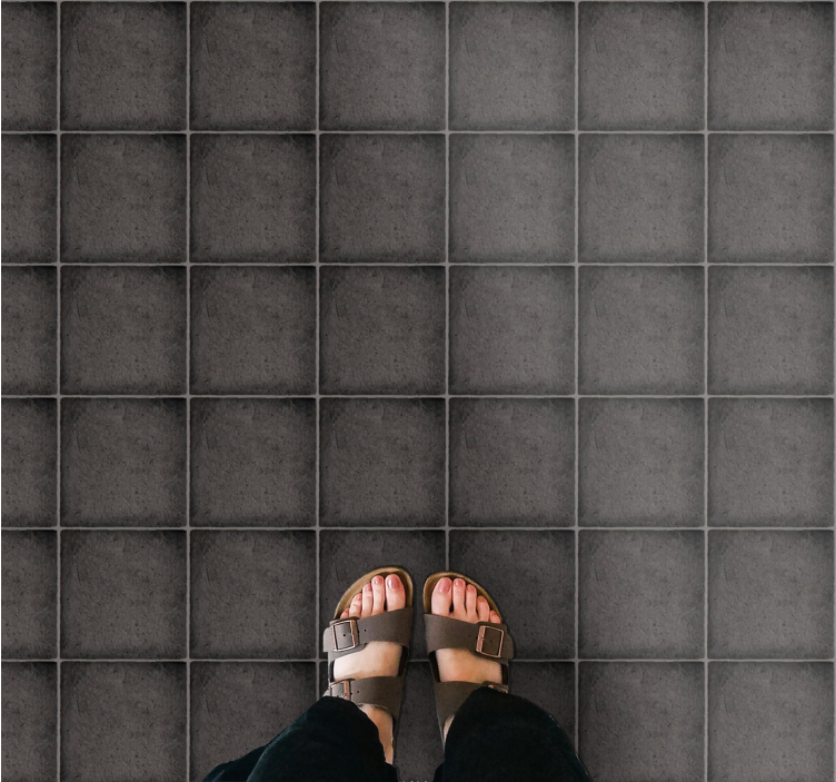 Alfombra vinílica imitación piedra aspecto pizarra - TenVinilo