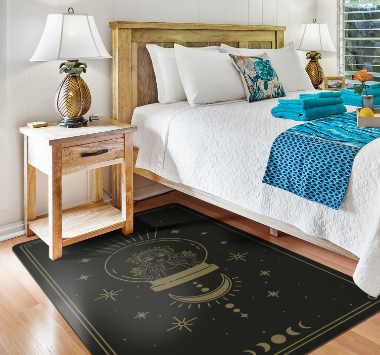 Alfombra vinílica mandala celestial - TenVinilo