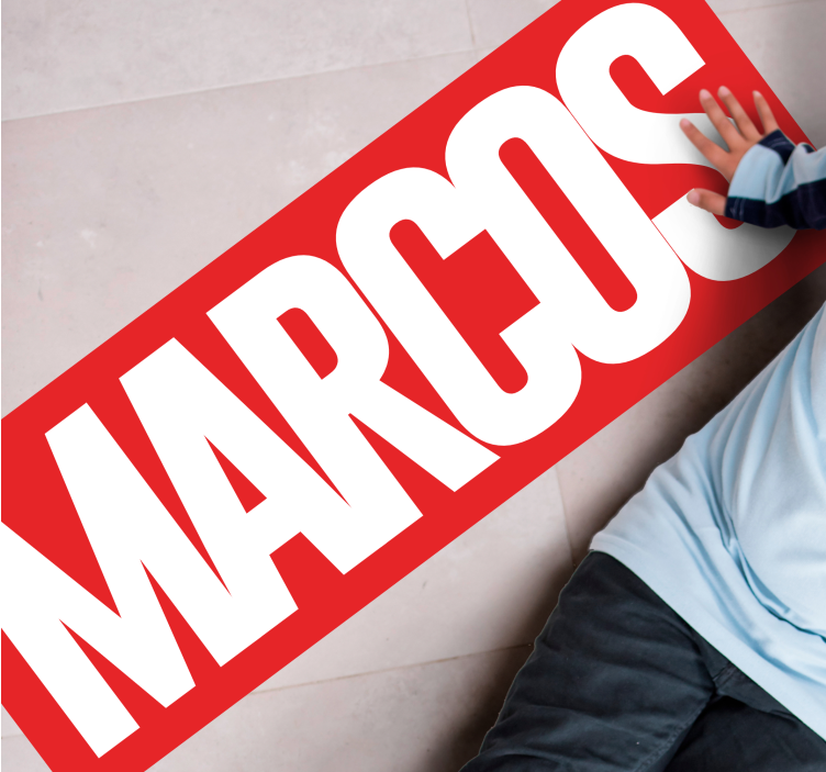 Alfombra vinílica personalizable comic - TenVinilo