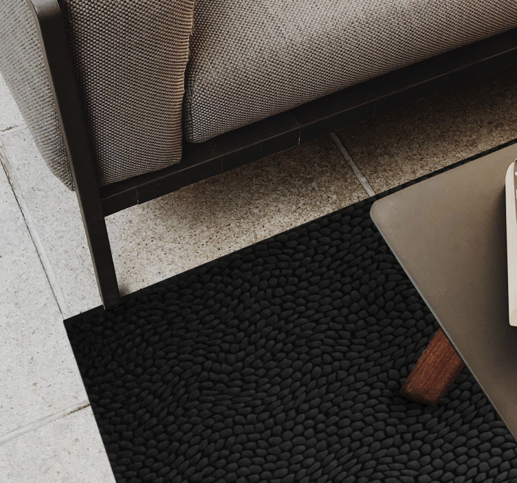 Alfombra vinílica textura monocromo texturizado - TenVinilo