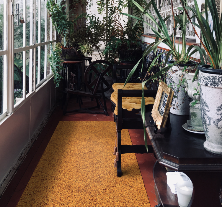 Alfombra vinílica textura superficie ámbar texturizada - TenVinilo