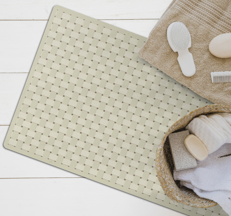 Alfombra vinílica textura estructura entrelazada - TenVinilo