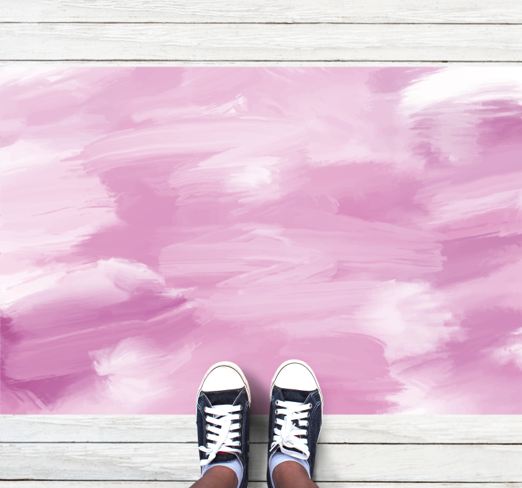 Alfombra vinílica textura tonos suaves de rosa - TenVinilo