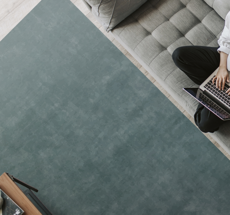 Alfombra vinilo salón nórdica verde pálido - TenVinilo