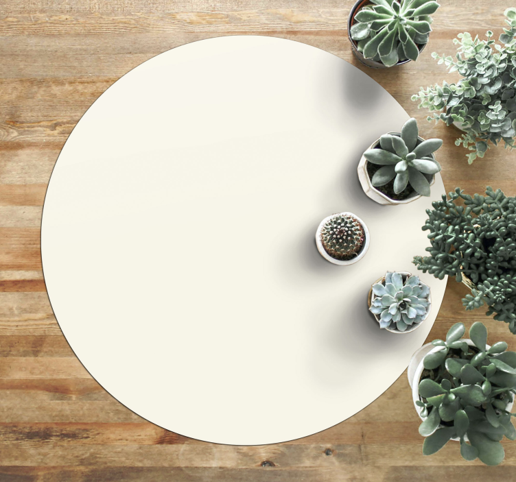 Alfombras vinílicas modernas Crema - TenVinilo