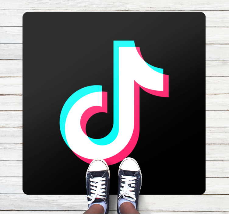 Alfombra vinílica juvenil Tik Tok - TenVinilo