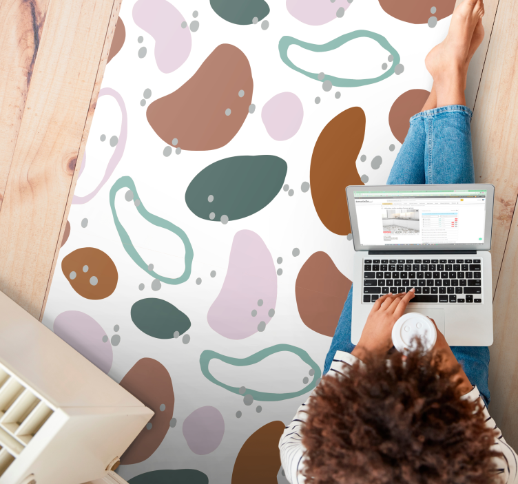 Alfombras vinílicas de figuras irregulares - TenVinilo