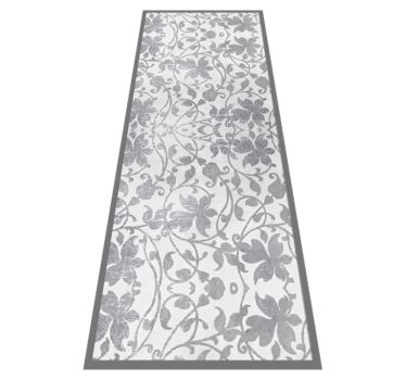 Alfombra vinilo cocina damasco de cemento - TenVinilo