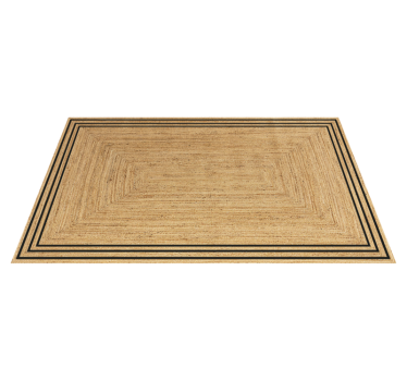 Alfombra vinilo cocina textura yute natural - TenVinilo