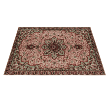 Alfombra vinilo salón rosa vintage - TenVinilo
