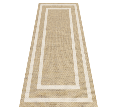 Alfombra vinílica minimalista textura tejida natural - TenVinilo